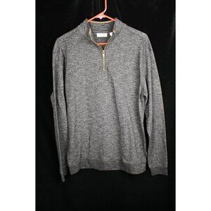 ROWM Quarter Zip Cotton Shirt Size Medium